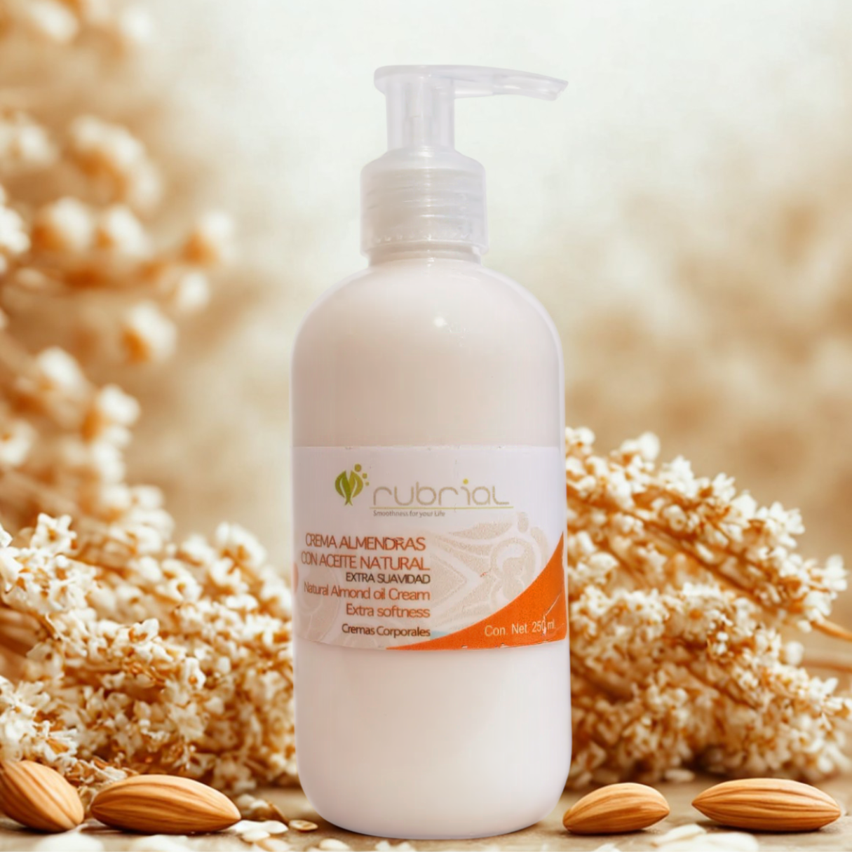 Crema de Almendras con Aceite Natural 250 ml