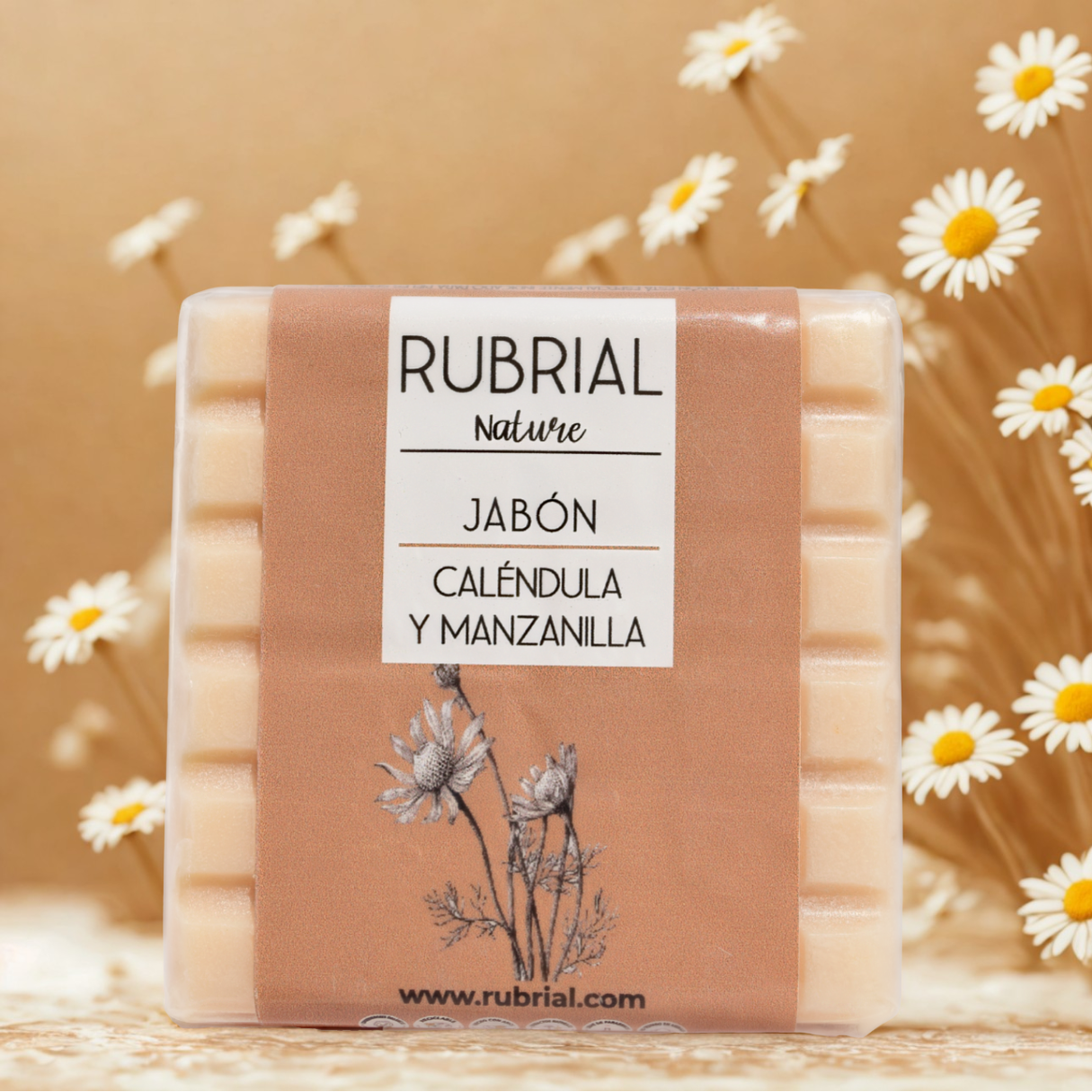 Jabón Deluxe Caléndula y Manzanilla 100 gmrs