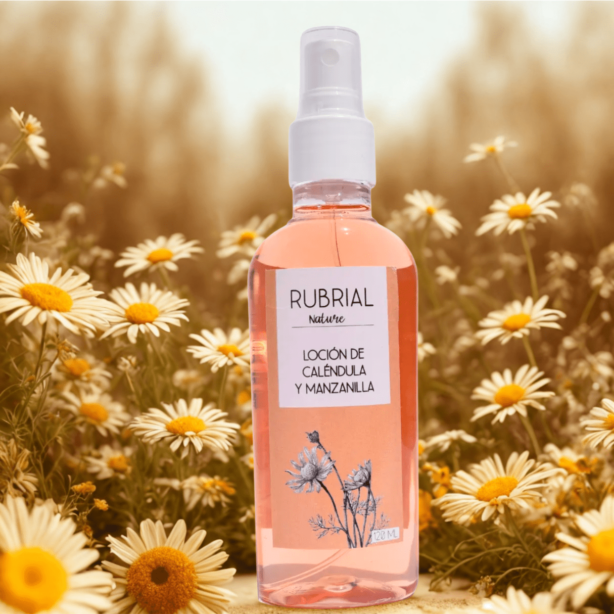 Loción Caléndula y Manzanilla 120 ml - Rubrial USA