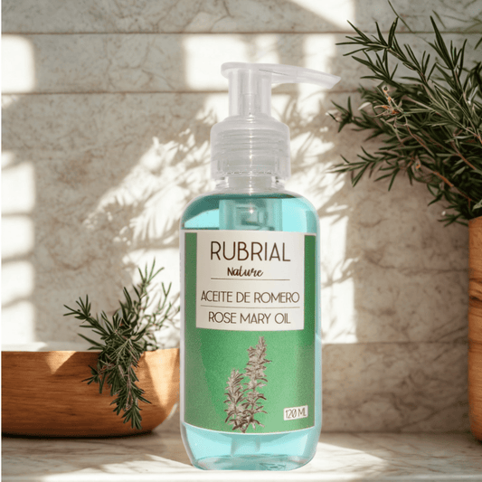 Aceite de Romero para Masajes 120 ml - Rubrial USA