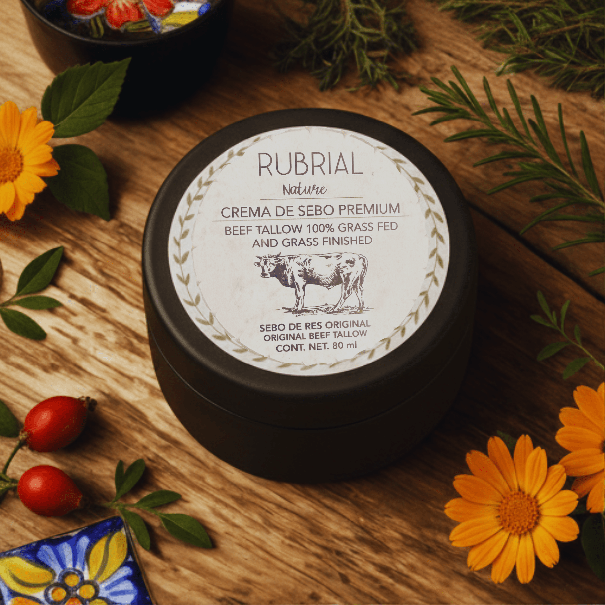 Crema de Sebo de Res Premium: La Solución Ancestral para Piel Seca de Otoño. - Rubrial USA