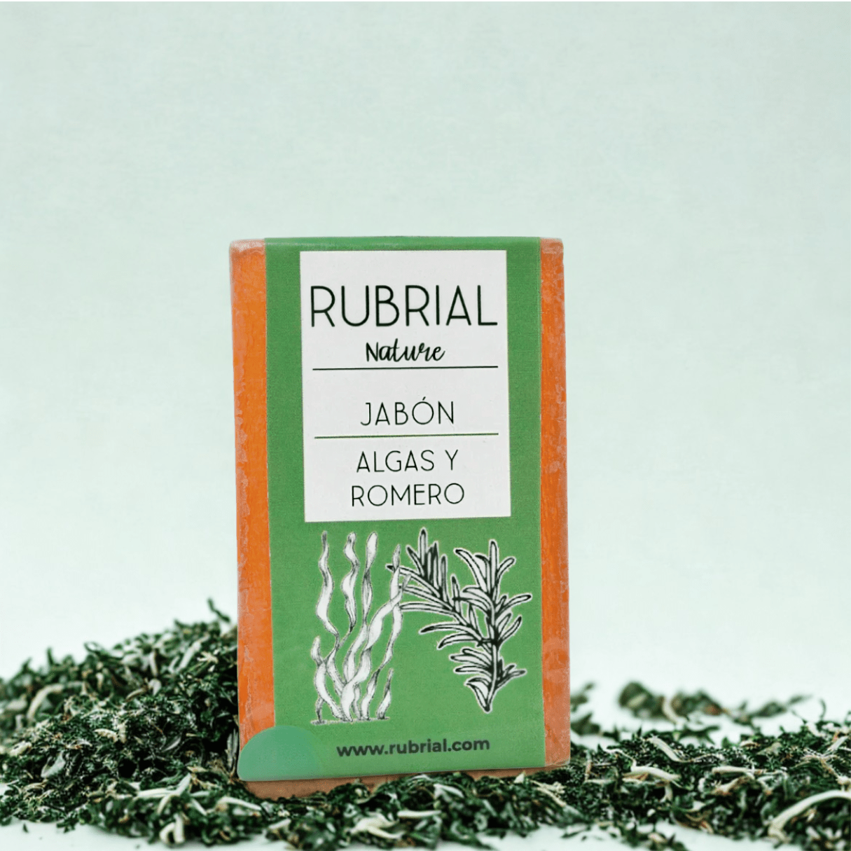 Jabón Algas y Romero 100 grms - Rubrial USA