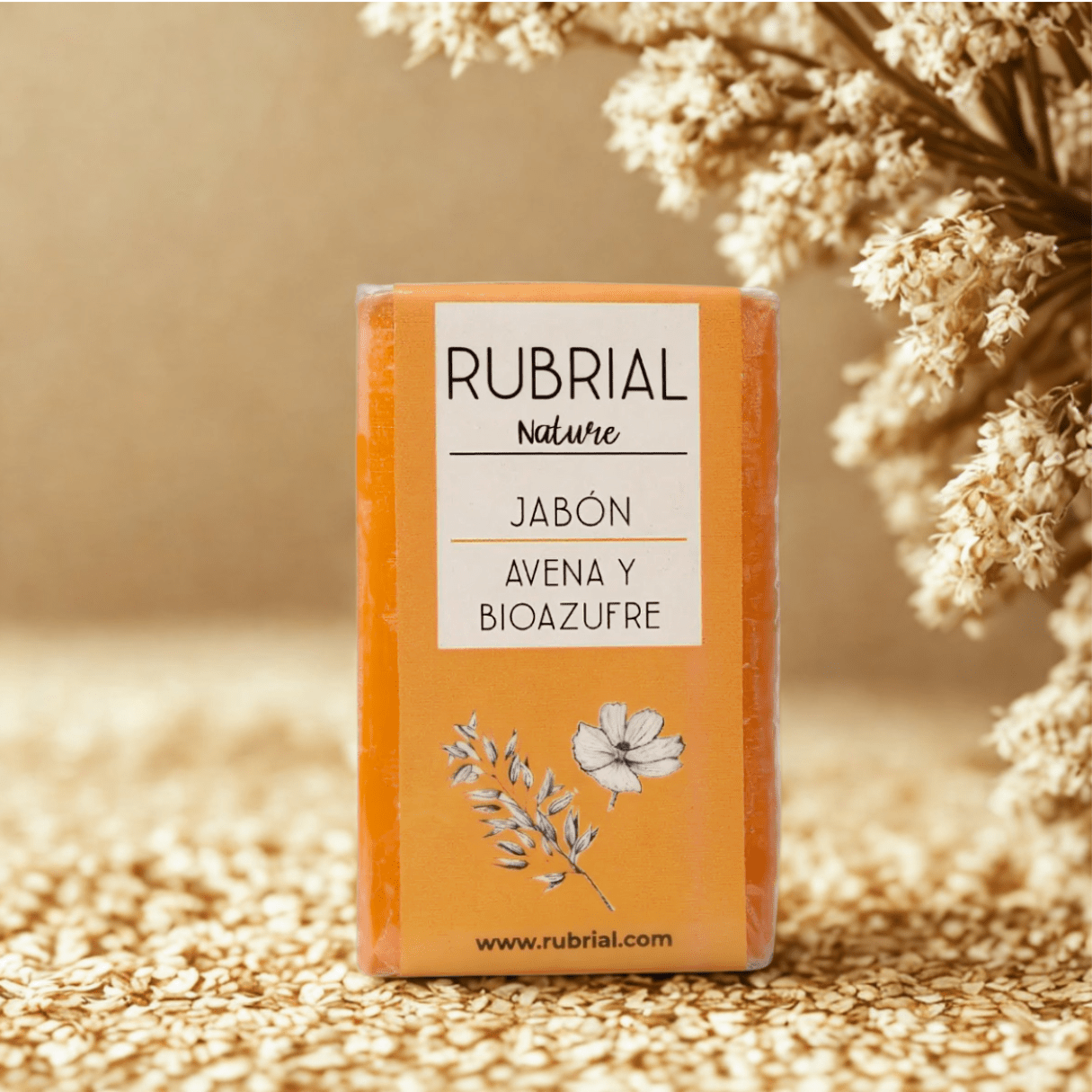 Jabón Avena y Bio Azufre 100 grms - Rubrial USA