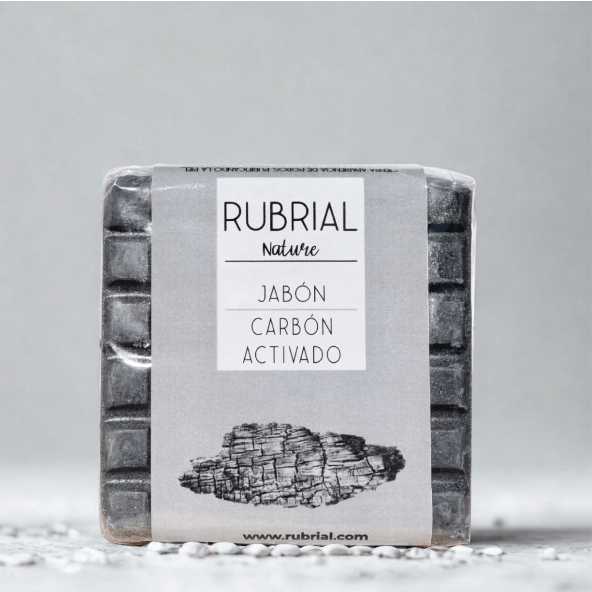 Jabón Deluxe Carbón Activado con Aceites Esenciales 100 grms - Rubrial USA