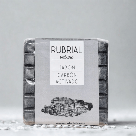 Jabón Deluxe Carbón Activado con Aceites Esenciales 100 grms - Rubrial USA