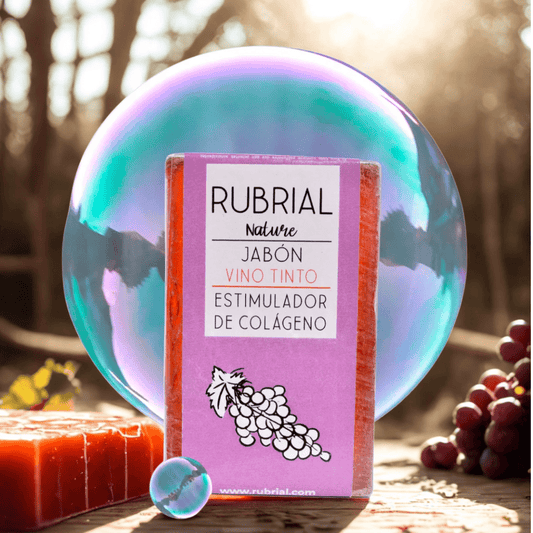 Jabón Vino Tinto 100 gmrs - Rubrial USA