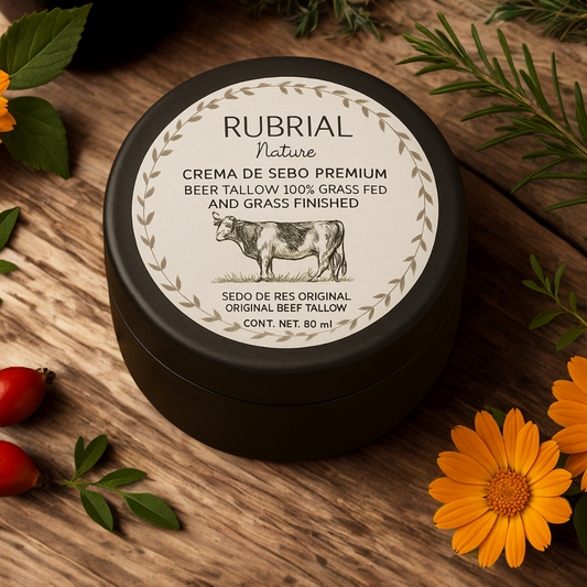 Crema Regeneradora de Sebo de Res | Fórmula Rubrial Premium
