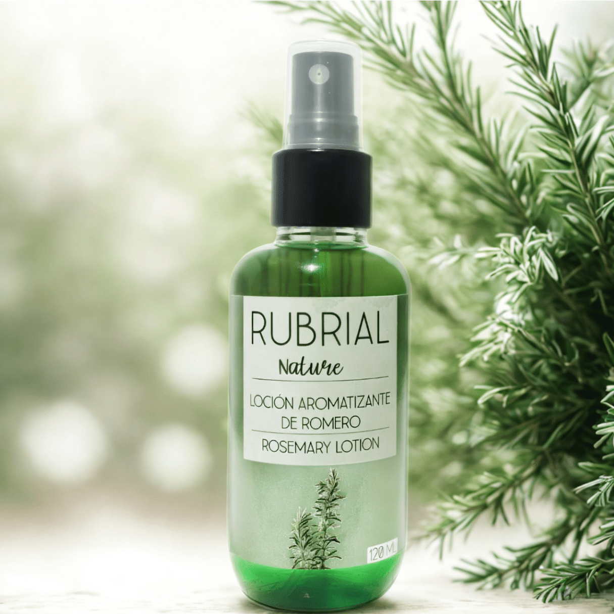 Loción Aromatizante de Romero 120 ml - Rubrial USA