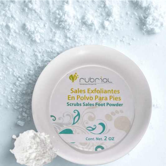 Sales Exfoliantes en Polvo para Pies 270 grms - Rubrial USA